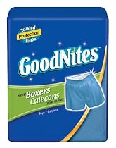 Goodnites Boxers For Boys, Small/Medium, 14-Count Packages (Pack of 4)