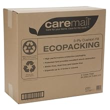CareMail EcoPacking 3-Ply Cushion Box Void Filler, Protective Packaging, 3 Cubic Feet (1118682)