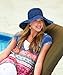 Wallaroo Hat Company Women’s Scrunchie Sun Hat – UPF 50+ Sun Protection, Packable and Adjustable Sizing for Medium Crown Sizes – Sun-Smart Hat for Travel, Poolside, Everyday (Navy/White Dots)