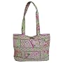 Vera Bradley Small Tic Tac Tote Bag Pinwheel Pink