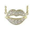 Diamond Lip Pendant