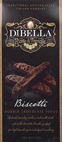 DiBella Gourmet Biscotti: Double Chocolate Fudge (Pack of 3) 6.6 oz Boxes by DiBella