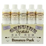 Genuine Ogallala Bay Rum Bonanza Sampler Your chance to try all 5 of our Bay Rums. Genuine Ogallala Bay Rum Aftershave, Bay Rum Cologne, Bay Rum Limes and Peppercorns Aftershave, Sage and Cedar Aftershave and our wonderful new fragrance, Ogallala Bay Rum and Sandalwood Aftershave.