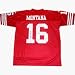 Joe Montana San Francisco 49ers Autographed Replica NFL Football Jersey (Red)