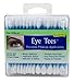 Fran Wilson EYE TEES COTTON TIPS 80 Count (6 PACK) - Precision Makeup Applicator, Double-sided Swabs with Pointed and Rounded Ends for Perfect Blending, Effective Cleaning and Precise Touch-ups