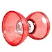 Cyclone Quartz Diabolo (Red) Set - Triple Bearing Clutch Diablo - w/ Henry's Metal Hand Sticks & FT Bag