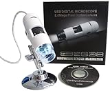 Müller Digitales USB Hand Video Mikroskop mit 10-200x Vergrößerung / 2 Megapixel