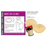 Bust Enhancers - Sew in Cups (S/2600) BEIGE _CUP C - Build Your OWN BRA (1 Pair)