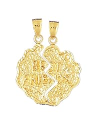 CleverEves 14K Gold Best friend Pendant 6.6 - Gram(s)