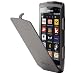 Modelabs - ETUISMS8530 - �tui en cuir Samsung Wave2 - Noir