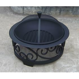 Garden Patio heater NEW FIRE PIT BRAZIER CHIMINEA 36