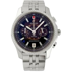 Breitling Bentley Mark IV Platinum Steel Bronze Dial Mens Watch P2636212-Q5-973A