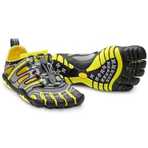 Vibram Fivefingers Treksport Sandal - Men's Grey/Yellow/Black 42 M EU
