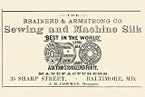 Brainerd & Armstrong Co. Sewing and Machine Silk 20X30 Canvas