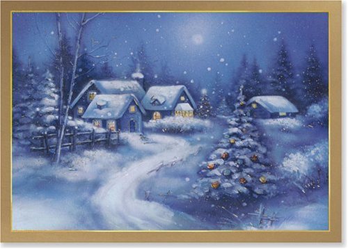 A Winter's Night Holiday Boxed Cards (Christmas Cards, Holiday Cards, Greeting Cards) (Deluxe Holiday Card Series)