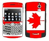 Canadian Flag Design Decal Skin Sticker for BlackBerry Curve 8330 Cell Phone