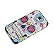 The Little Penguin Colorful Fashion Window Stand Case with Magnetic Closure for Samsung Galaxy S5 (Colorfull Skull)