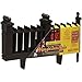 12 in. Resin Colonial Garden Fence (10-Pack)