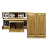 OfficeBox Natural Oak Craft Desk