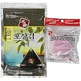 Kaneyama Seaweed Wrappers for Triangular "Onigiri" Rice Ball Starter Kits (20 Sheets with Mold)
