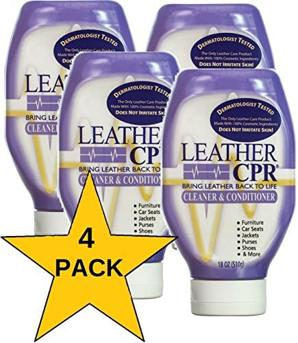 Leather CPR Cleaner &amp; Conditioner, 18 Ounce (4 Pack)