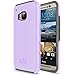 HTC One M9 Case, GENIX CASE [Armure Series] Purple Dual Layer [Shock Absorbent] TPU + [Scratch Resistant] PC Premium Protective Case for HTC One M9 Case - Lavender/ Gray