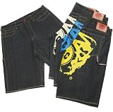 RMC Martin Ksohoh Cargo Short blue Painted Logo denim shorts REDM3733