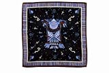 Small Scarf 22'' Nazca in Black