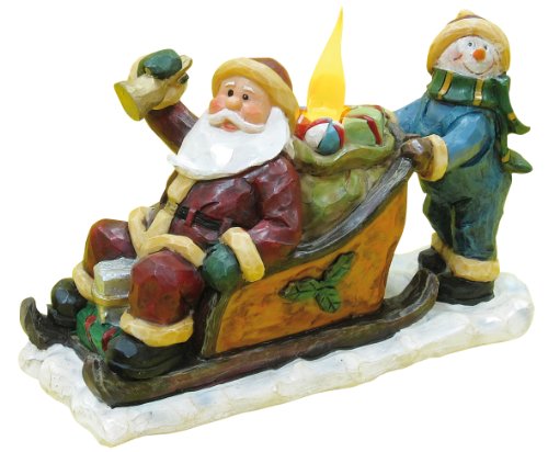 Naeve Leuchten 5078461 Weihnachtsmann und Schneemann