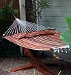 Parrot Bay Antiqua Premium Quilted Hammock - Rustic Stripe