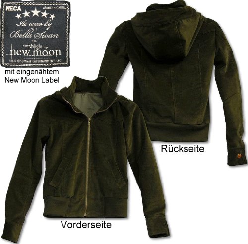 Twilight New Moon Bellas Cord-Kapuzenjacke,