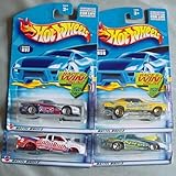 Hot Wheels 2002 Sweet Rides Series COMPLETE SET Mustang Cobra, Chevy Pro Stock Truck, '70 Chevelle SS, Pro Stock Firebird