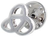 Sterling Silver Celtic Knot Trinity Lapel Pin, 1/2 (13 mm)