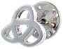 Sterling Silver Celtic Knot Trinity Lapel Pin, 1/2" (13 mm)