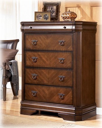 Hamlyn Chest in Medium Brown Finish