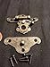 Sets Box Case Lock Mini Dollhouse Antique Bronze Wood Box Latch Hinge Small