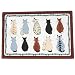 DESIGN VELOUR-FUSSMATTE KATZEN CATS WASCHBAR 75CM