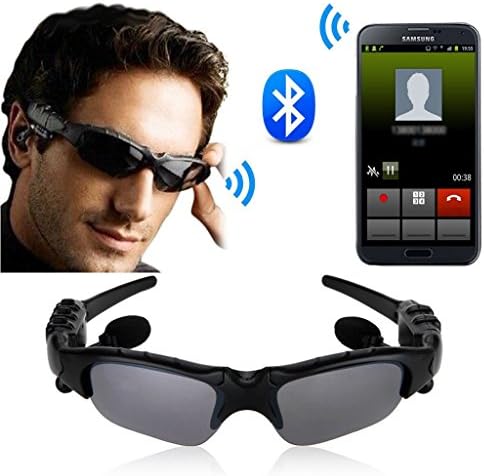 Bluetooth Sunglasses, youvimi® Sports Stereo Wireless Music Sunglasses with Stereo Handsfree Bluetooth 4.1 Headset Headphone for All Smart Phones or PC Tablets with Bluetooth Function