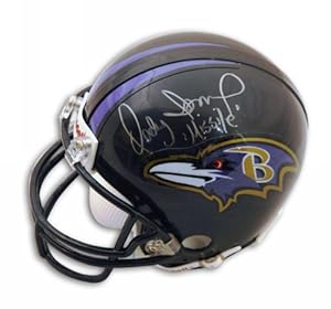 Autographed Quadry Ismail Baltimore Ravens Mini Helmet Inscribed Missile