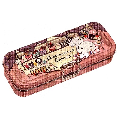 San-x Character Sentimental Circus Rabbit Tin Pencil Case