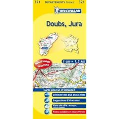 Carte DPARTEMENTS Doubs, Jura