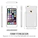 iPhone 6 Plus Case, Caseology [Daybreak Series] Slim Fit Shock Absorbent Cover [White] [Slip Resistant] for Apple iPhone 6 Plus (2014) & iPhone 6S Plus (2015) - White