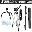 Tripod Kit For Panasonic Lumix DMC-GH2 16.05 MP Live Digital Camera Includes 50 Inch Pro Tripod + Gripster Flexible Tripod + 67 Inch Monopod + Butterflyphoto MicroFiber Cleaning Cloth