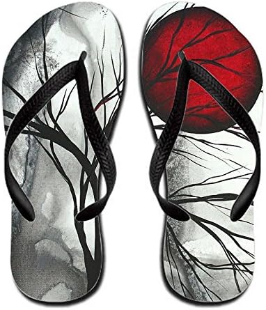 Blood Of The Moon 2 By Madart Women Colorful Flip Flop Rubber 7 B(m) Us Orlaston