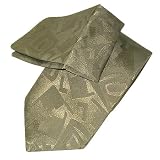 New Mens Olive Green Tie Necktie Hanky Set
