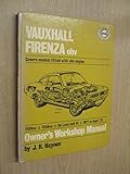 Vauxhall Firenza 1256 owner's workshop manual