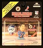 MIKE RICHTER / NEW YORK RANGERS 1997-98 NHLPA Headliners In The Crease 3" Mini Goalie & Goalie Mask * NHL *
