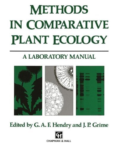 Methods in Comparative Plant Ecology: A laboratory manual