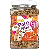 Purina Friskies Party Mix Favorites, Original Crunch Flavor, 20-Ounce Canister, Pack of 1