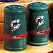 Miami Dolphins Ceramic Salt and Pepper Shakers